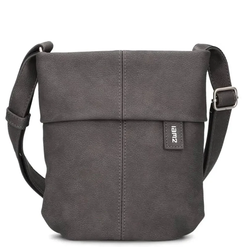 zwei Mademoiselle M45 - Bolso de hombro 22 cm (nubuk-stone)