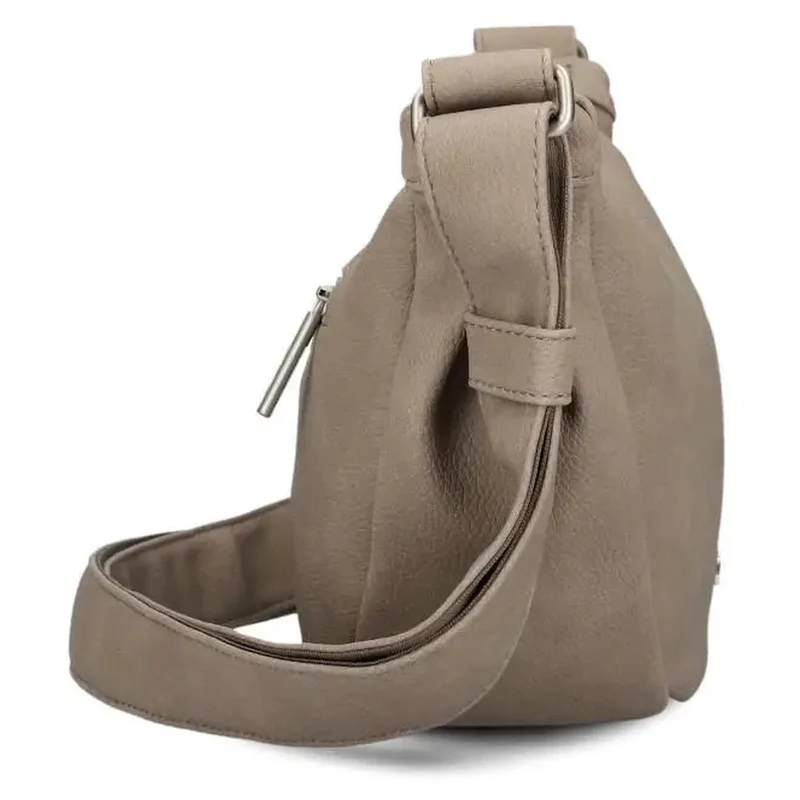 zwei Mademoiselle M50 - Bolso bandolera 32 cm (nubuk-cappuccino)