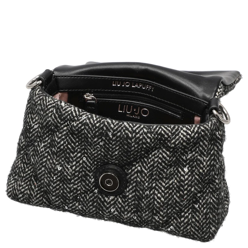 Liu Jo Lapuffy - Bolso bandolera 19 cm (nero)