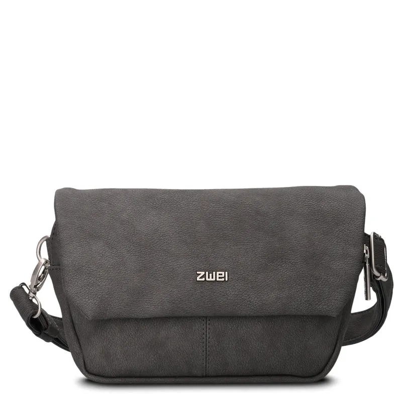 zwei Mademoiselle MH40 - Bolso bandolera/riñonera 25 cm (nubuk-stone)
