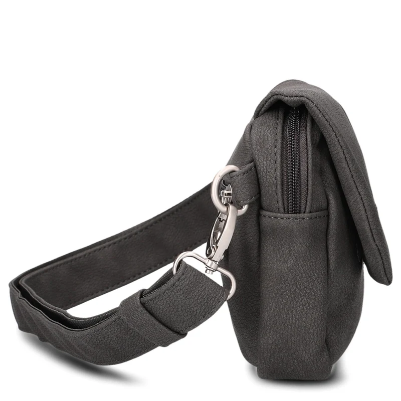 zwei Mademoiselle MH40 - Bolso bandolera/riñonera 25 cm (nubuk-stone)