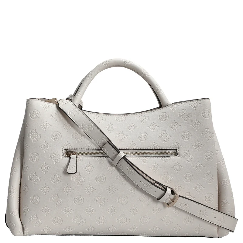 Guess Phoebe - Bolso de mano 33 cm (off white logo)