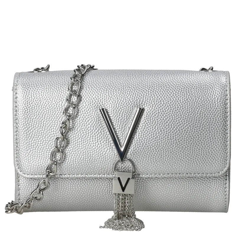Valentino Bags Divina - Bolso bandolera 17 cm (argento)