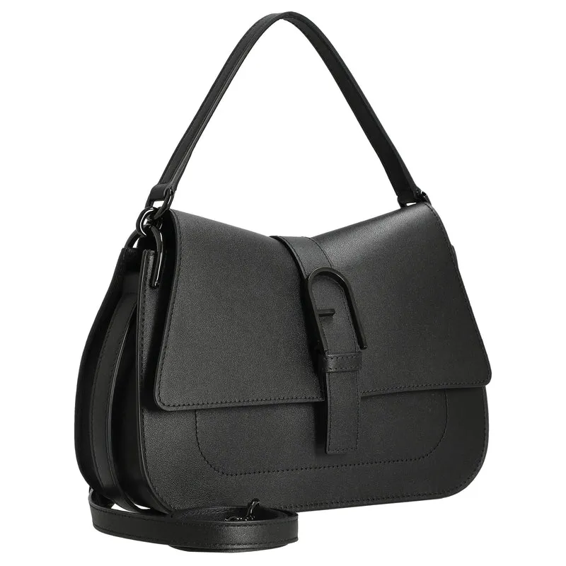 Furla Flow M - Bolso de hombro 26 cm (black)