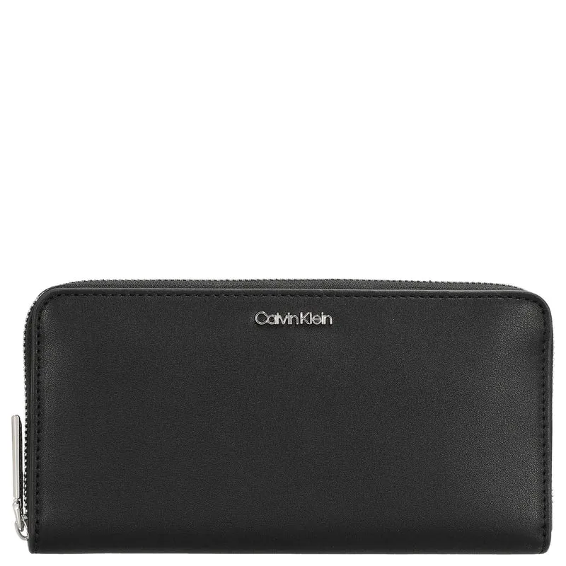 Calvin Klein Must - Cartera L 12cc 19.5 cm RFID (schwarz)
