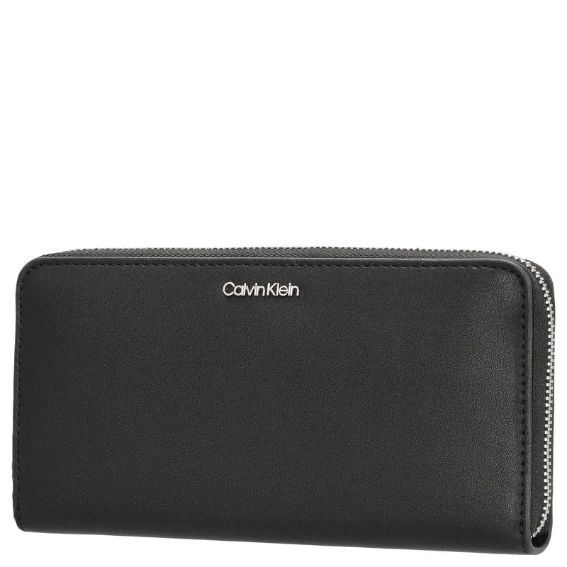 Calvin Klein Must - Cartera L 12cc 19.5 cm RFID (schwarz)