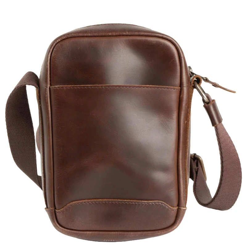 Buckle & Seam Runner - Bolso bandolera 15 cm (brown-dots)