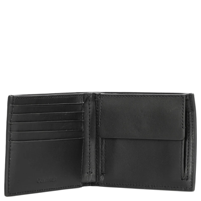 Calvin Klein Modern Bus Bifold - Cartera 5cc 11 cm RFID (ck black pebble)