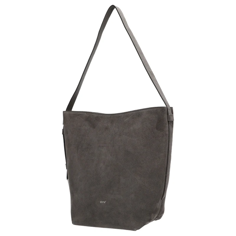 abro Cosmo Suede - Bolso saco 39 cm (grey)