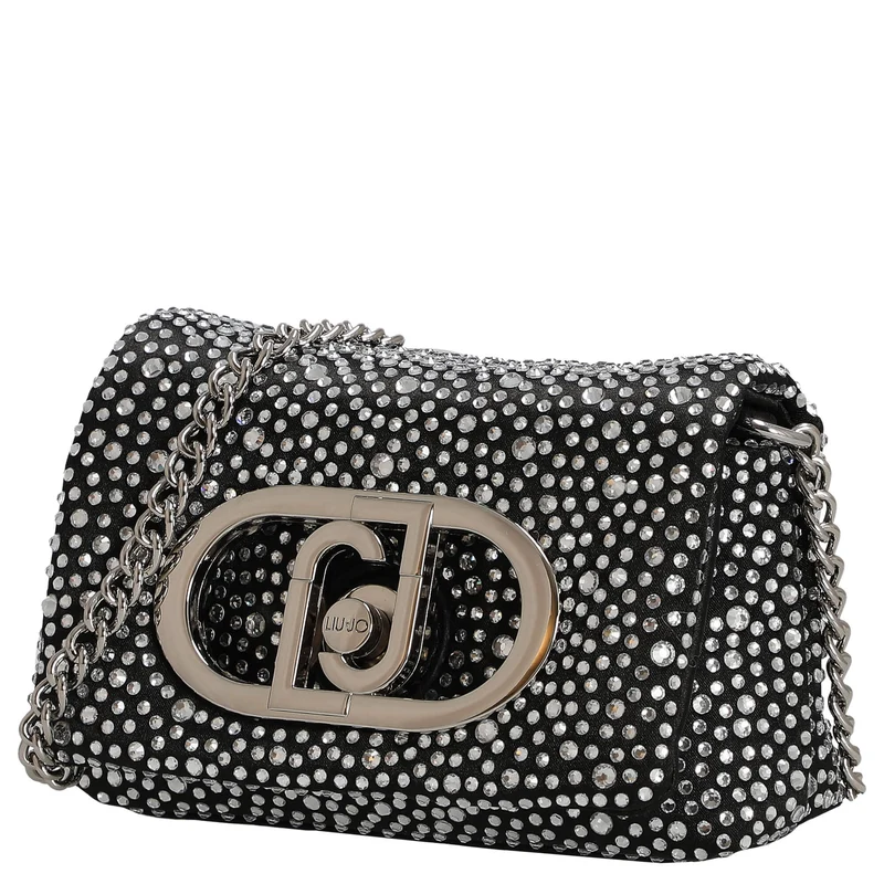 Liu Jo Lapuffy - Bolso bandolera XS 14 cm (negro)