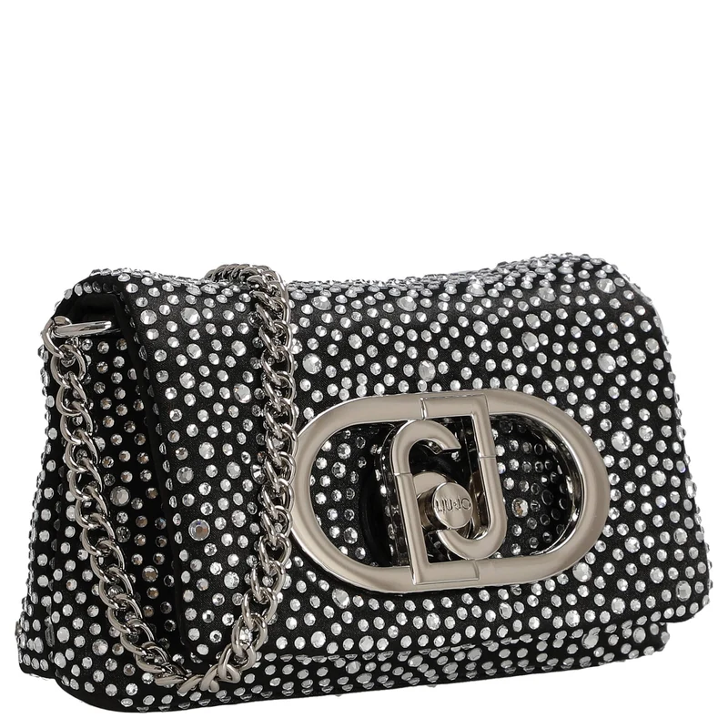 Liu Jo Lapuffy - Bolso bandolera XS 14 cm (negro)