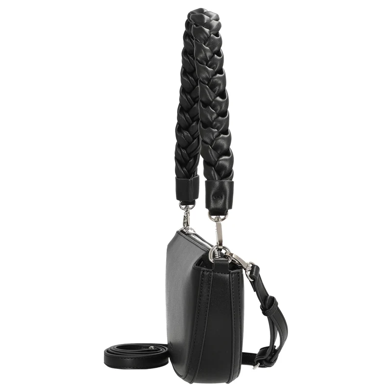 Seidenfelt Melbu Halfmoon - Bolso de hombro 28 cm (black)