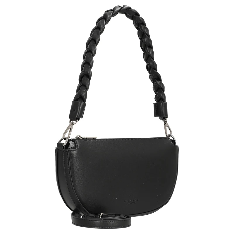 Seidenfelt Melbu Halfmoon - Bolso de hombro 28 cm (black)