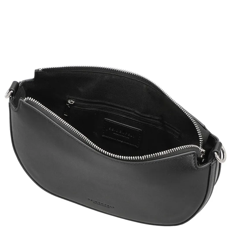 Seidenfelt Melbu Halfmoon - Bolso de hombro 28 cm (black)