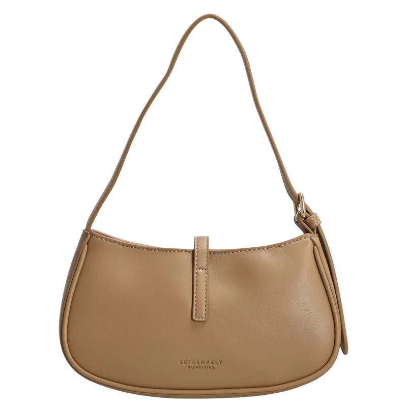 Seidenfelt Loviisa - Bolso de hombro 23 cm (coffe & cream)