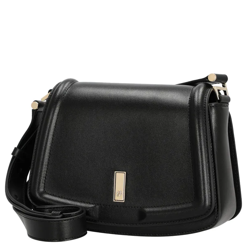 BOSS Women's Ariell Saddle N. - Bolso bandolera 22.5 cm (black)
