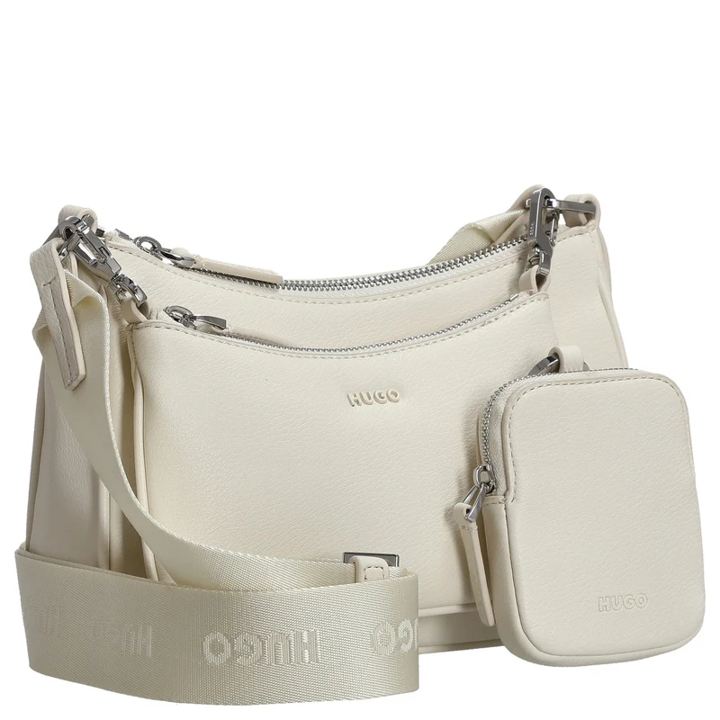 HUGO Women's Bel 2.0 - Bolso bandolera 22 cm (open white)