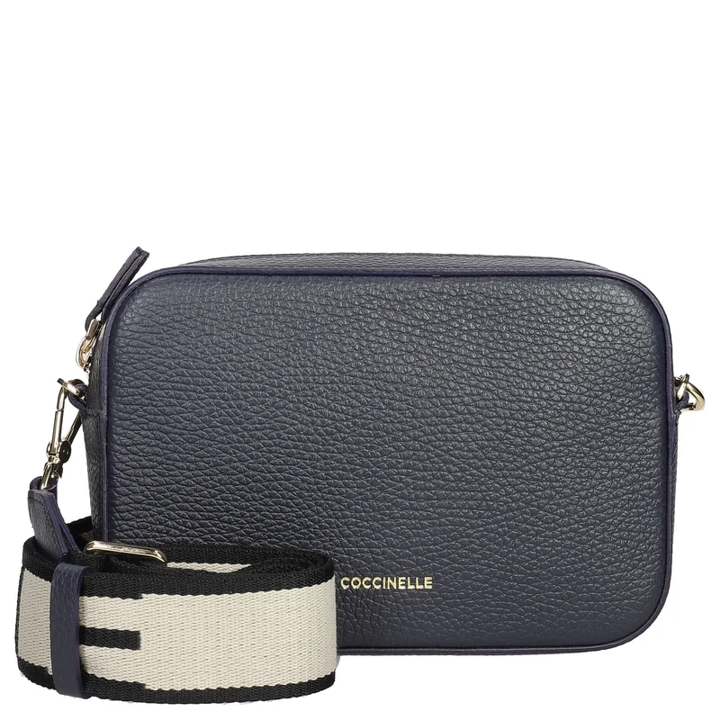 Coccinelle Tebe - Bolso de hombro de 19 cm (azul de medianoche)