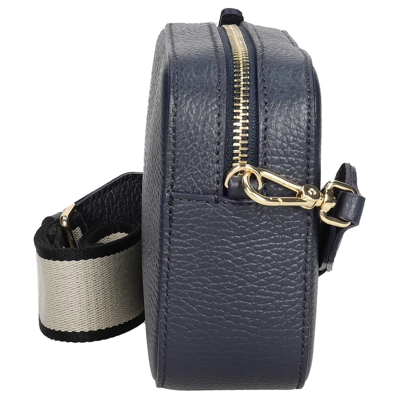 Coccinelle Tebe - Bolso de hombro de 19 cm (azul de medianoche)