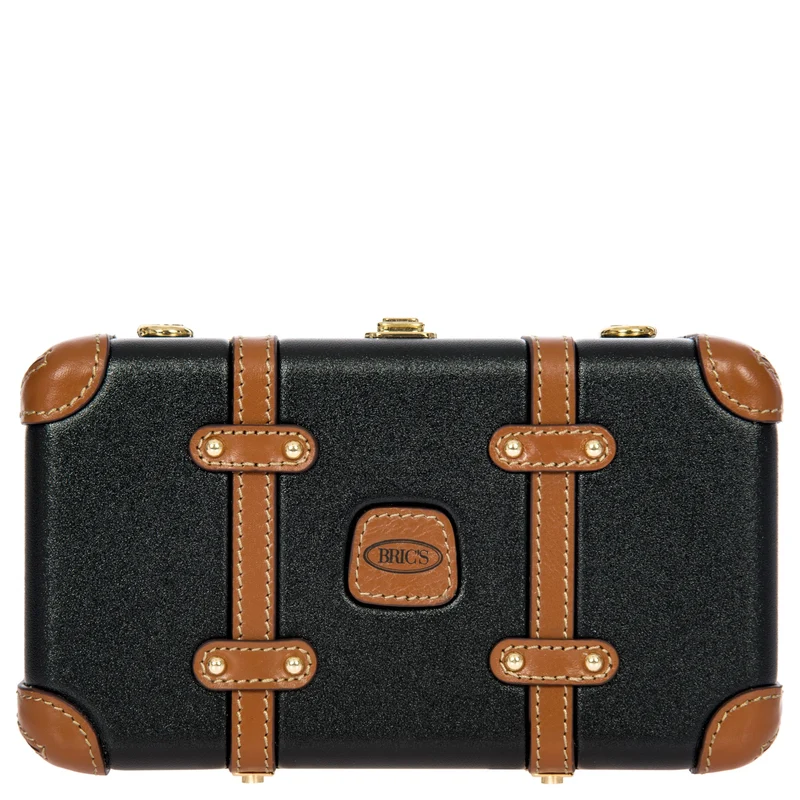 Brics Bellagio - Bolso bandolera 20 cm (black/tan)