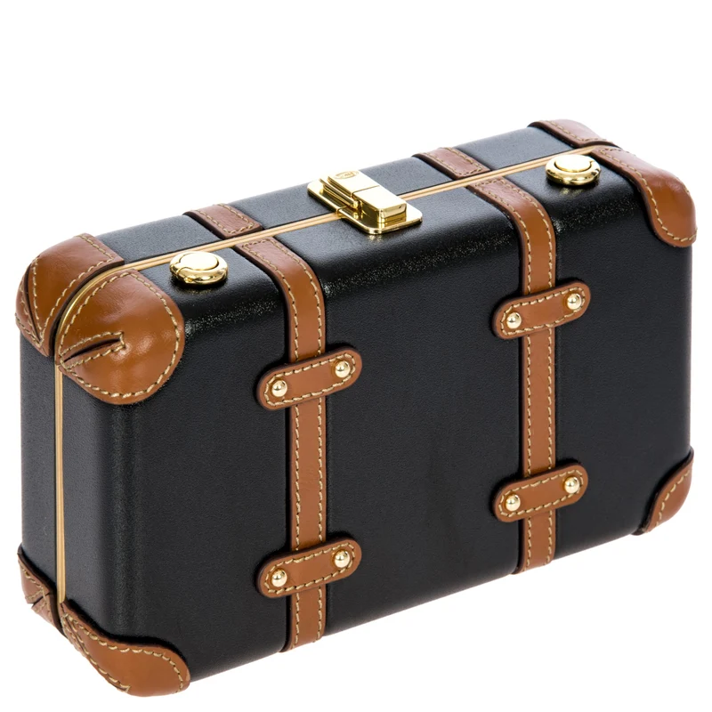 Brics Bellagio - Bolso bandolera 20 cm (black/tan)