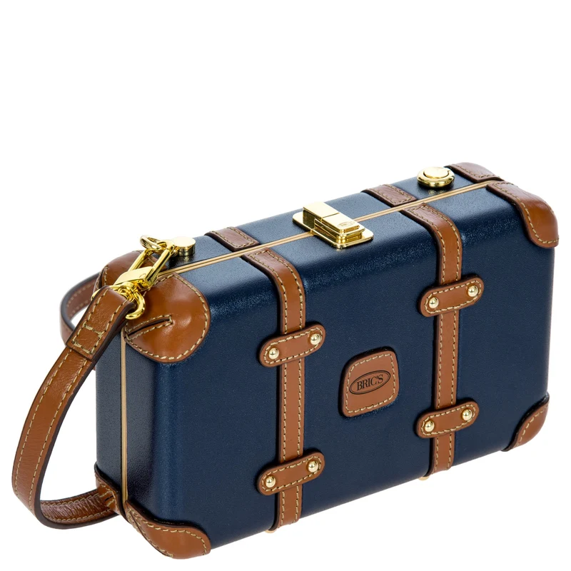 Brics Bellagio - Bolso bandolera 20 cm (blue/tan)