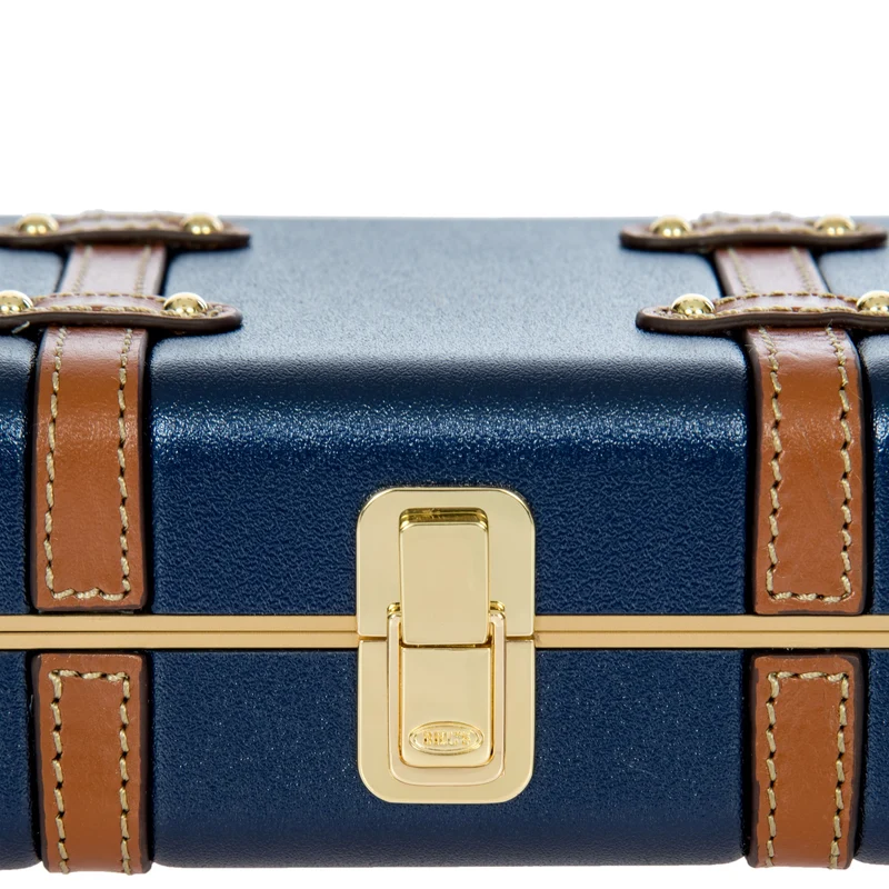 Brics Bellagio - Bolso bandolera 20 cm (blue/tan)