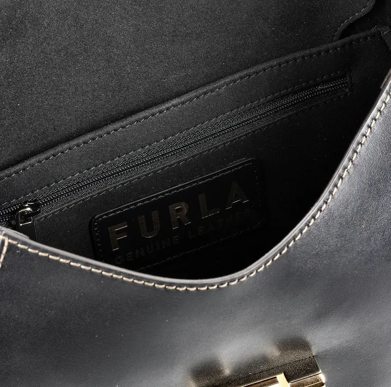 Furla Club 2 - Bolso bandolera M 32 cm (black)