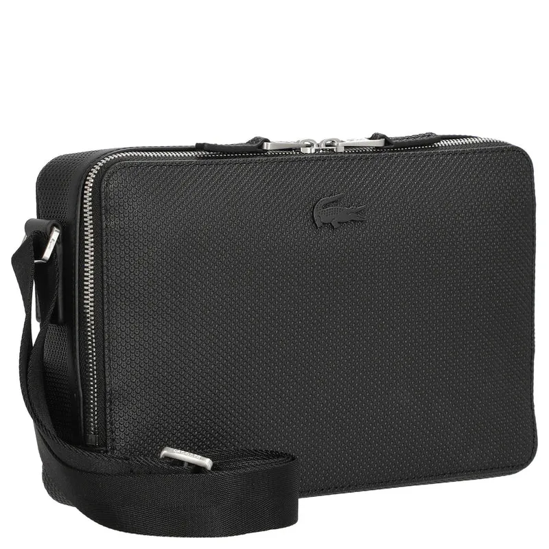 Lacoste Chantaco Reporter Bag - Bolso bandolera 26 cm (noir)