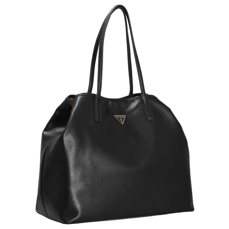 Guess Eco Vittoria - Bolso shopper L mit herausnehmbarer Pouch 40 cm (black)