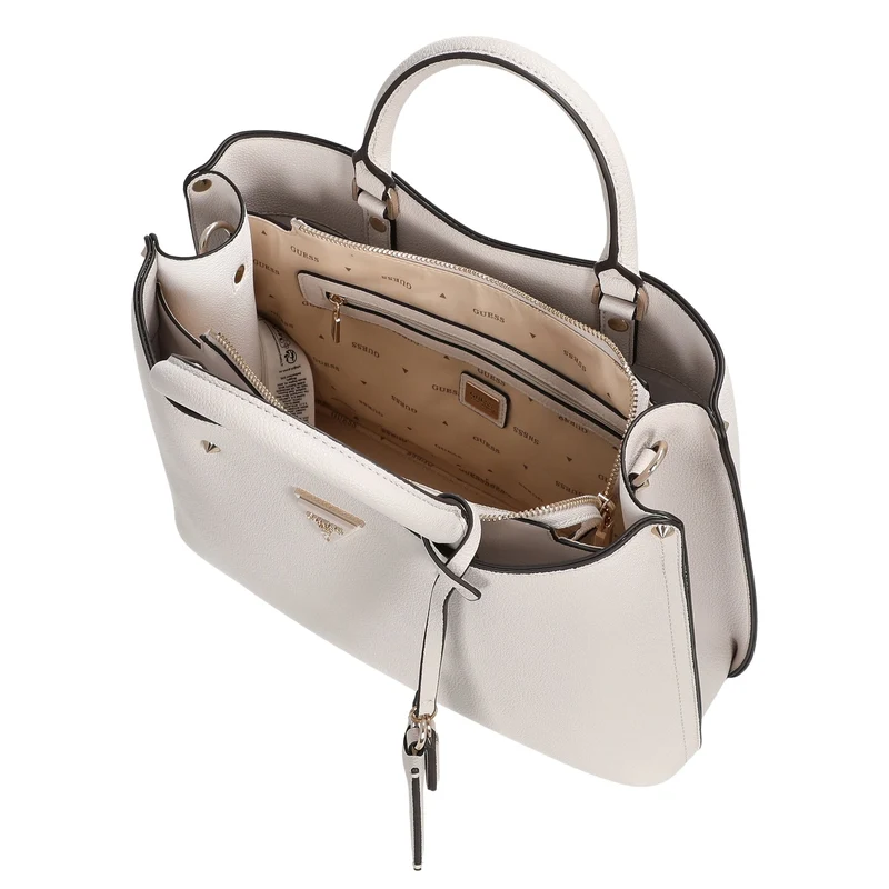 Guess Meridian II Girlfriend - Bolso de mano 30 cm (ivory)