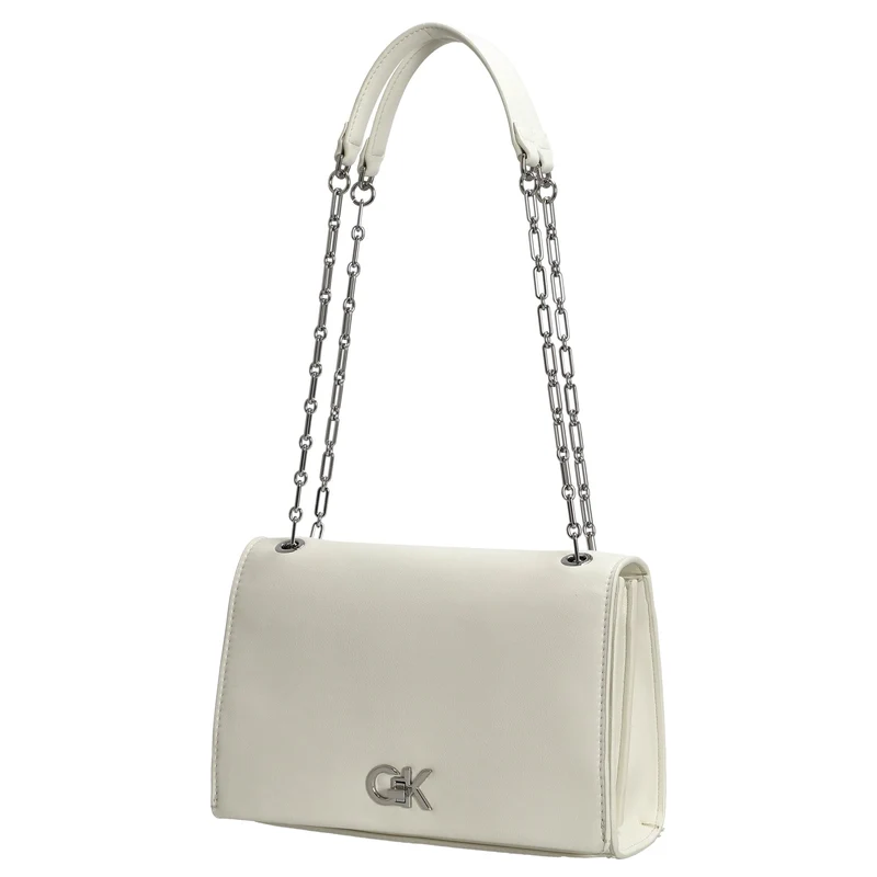 Calvin Klein CK Re-Lock - Bolso bandolera M 24 cm (lily white)