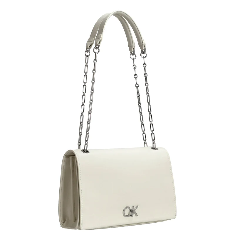 Calvin Klein CK Re-Lock - Bolso bandolera M 24 cm (lily white)