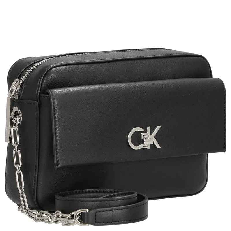 Calvin Klein CK Re-Lock - Bolso bandolera 22 cm (schwarz)