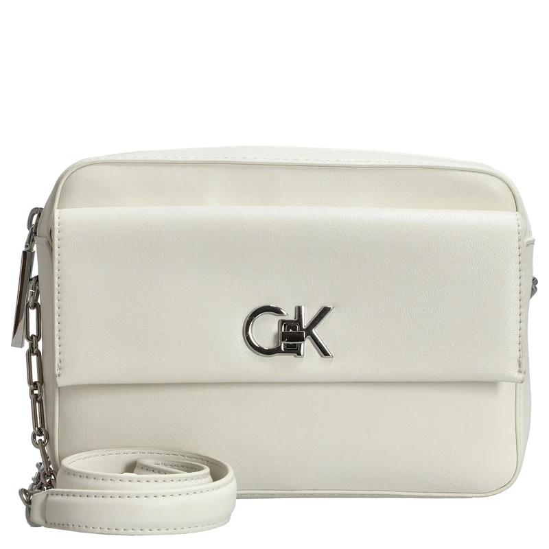 Calvin Klein CK Re-Lock - Bolso bandolera 22 cm (lily white)