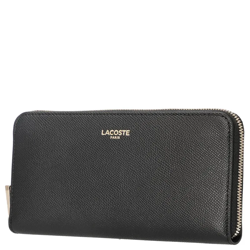 Lacoste Champs Elysées L - Cartera 8cc 20 cm (noir)