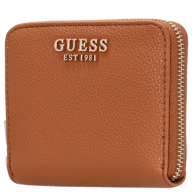 Guess Laurel II SLG Small Zip Around - Cartera (cognac)