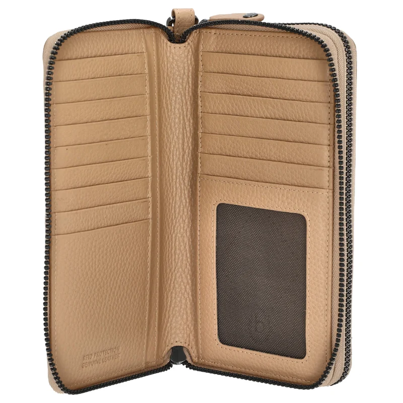bugatti Elsa - Cartera 22cc 19 cm RFID (sand)
