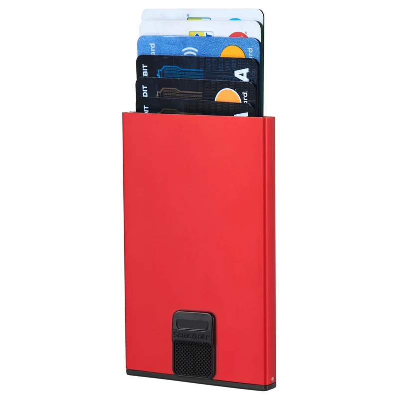 Samsonite Alu Fit 201 - Porta tarjetas 6cc (red)