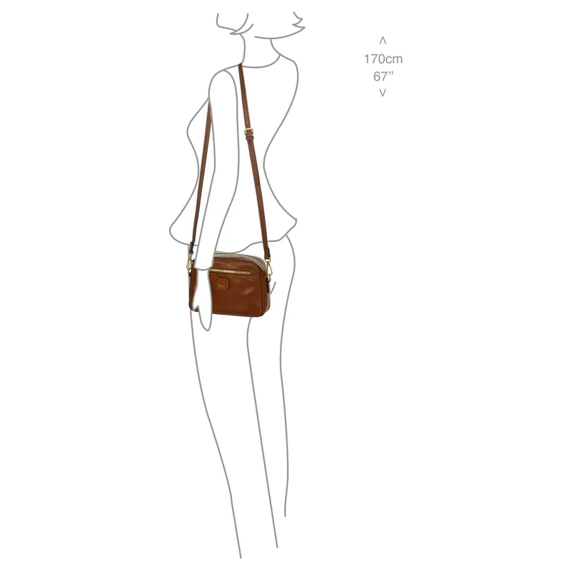 Brics Volterra - Bolso bandolera 21 cm (tobacco)
