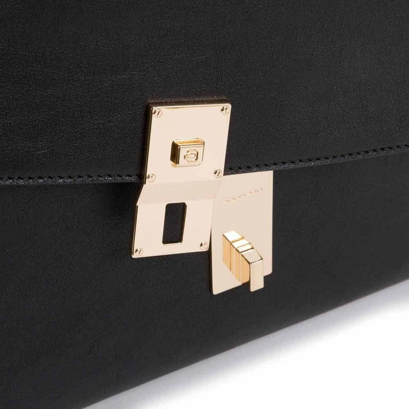 Piquadro Dafne - Bolso bandolera 23 cm (black)
