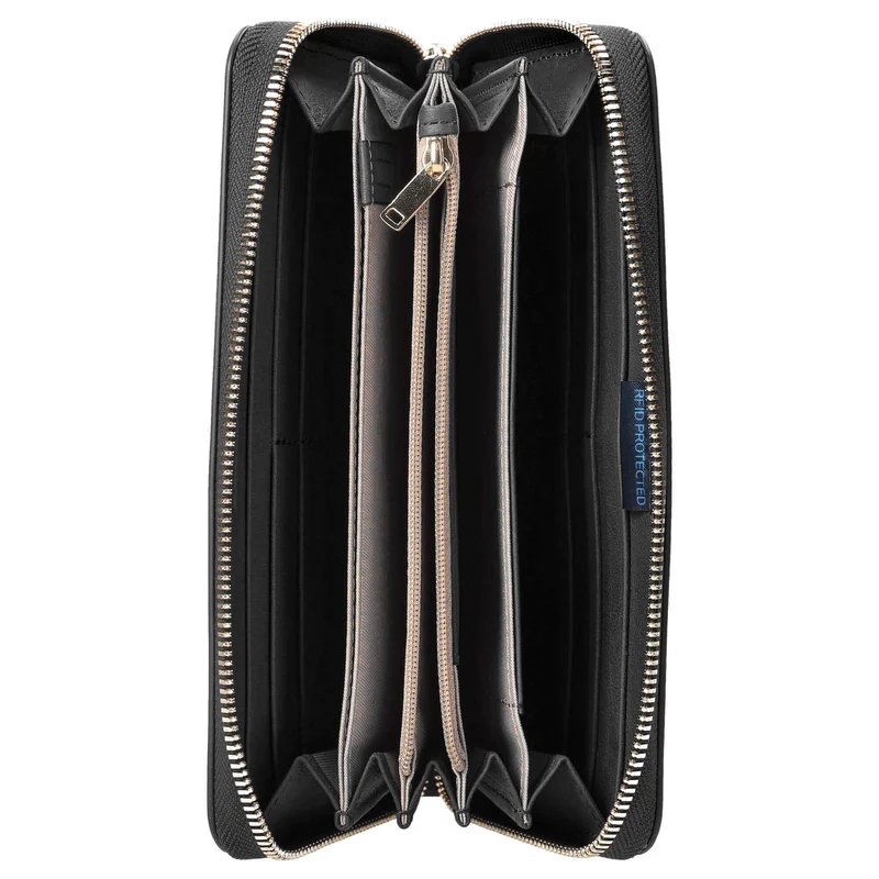 Piquadro Dafne - Cartera de mujer RFID 19 cm (black)