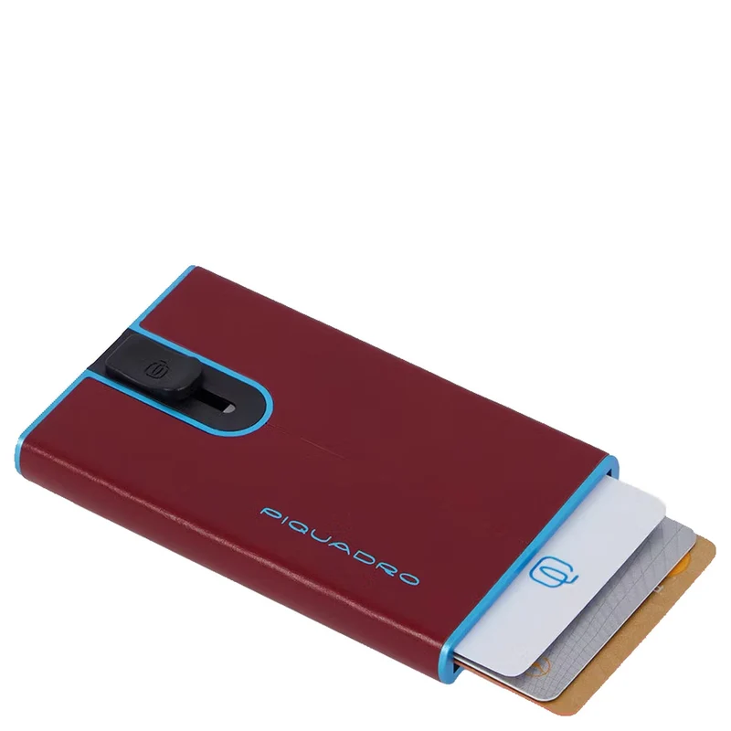 Piquadro Blue Square - Tarjetero 11cc 10 cm RFID (red)