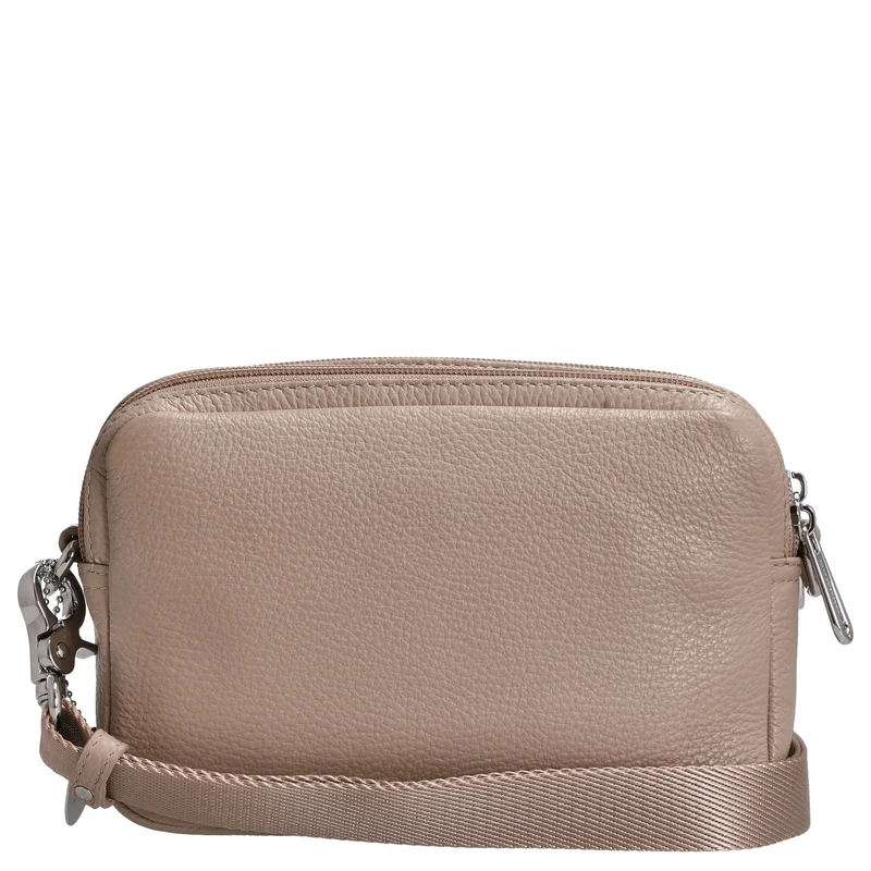 Mandarina Duck Mellow Leather - Bolso bandolera 20 cm (warm taupe)