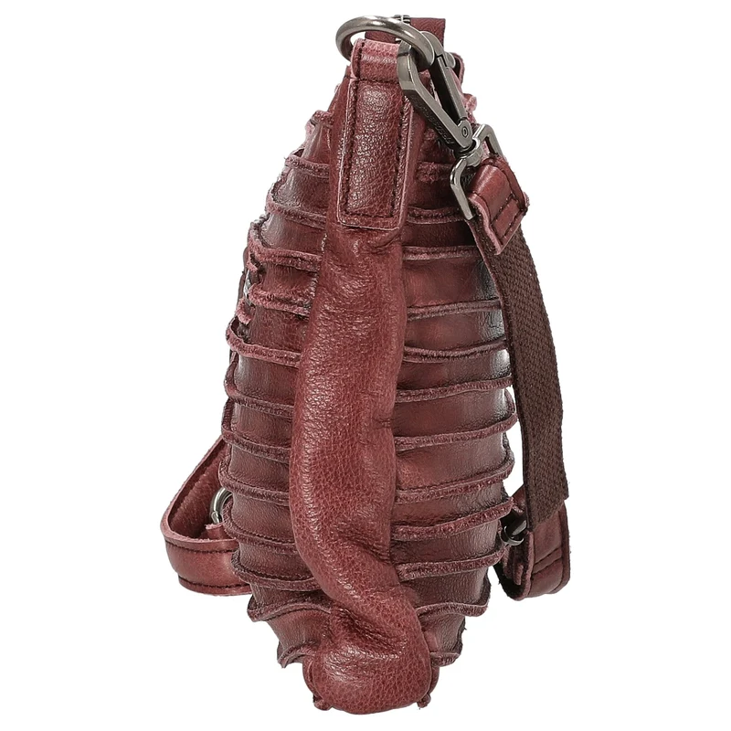 FREDsBRUDER Riffel Crossbag - Bolso bandolera 27 cm (barolo red)