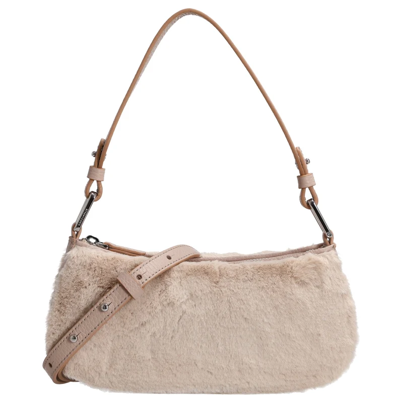 Coccinelle Merveille - Bolso de hombro 23 cm (natural/rosette)