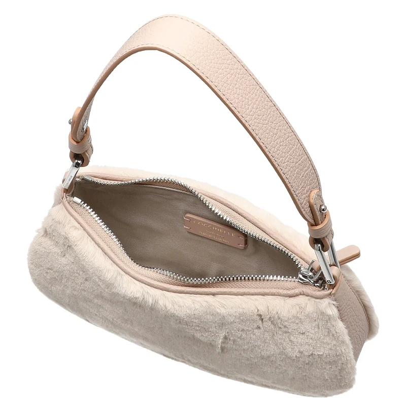 Coccinelle Merveille - Bolso de hombro 23 cm (natural/rosette)
