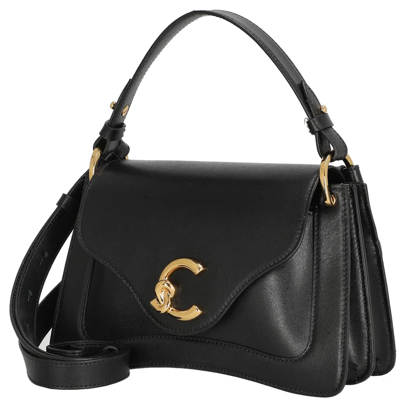 Coccinelle C-Me Calf - Bolso de mano 23.5 cm (schwarz)