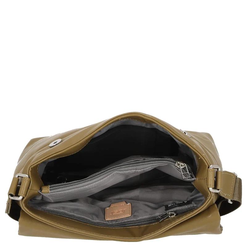 Jost Kaarina - Bolso bandolera 27 cm (khaki)