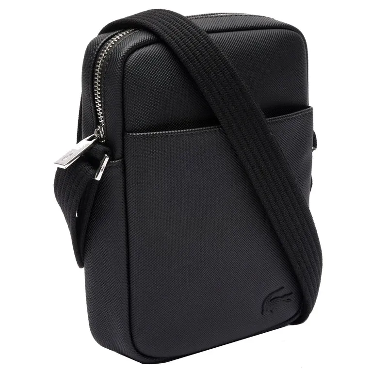 Lacoste Men's Classic Slim vertical Camera Bag - Bolso bandolera 21 cm (noir)